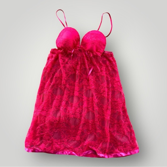 Lot/2 Hot Pink/Blue Lace Lingerie - Picture 5 of 16